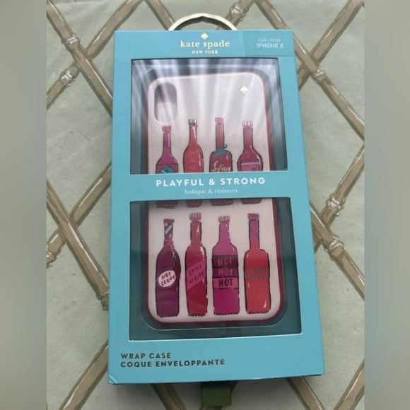 New Kate Spade Hot Sauce iPhone X Case - Picture 1 of 2